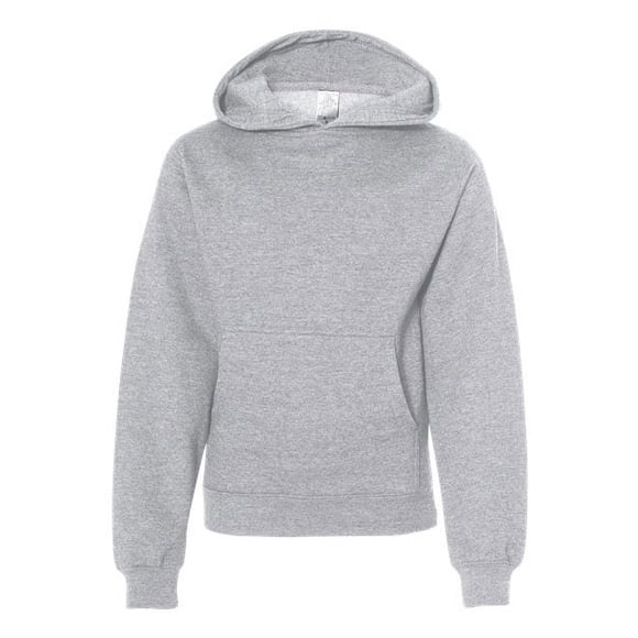 Independent Trading Co. Sudadera con capucha de peso medio para jóvenes M Gris jaspeado Compañía de Comercio Independiente SS4001Y