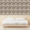 thumbnail image 3 of Ambesonne Geometric Peel & Stick Wallpaper for Home, Floral Pattern Shapes Art, 13"x36", Cocoa Dark Cocoa Beige, 3 of 5