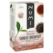 Numi Organic Chinese Breakfast Black Tea Bags, 18 Count