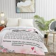 thumbnail image 4 of LHSHID Birthday Gift for My Best Friend Sisters Blanket Flannel Soft and Comfortable Anti static Bed Sofa Blanket 60x80in, 4 of 5