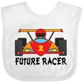 thumbnail image 3 of Inktastic Race Car Racing Boys Baby Bib, 3 of 4