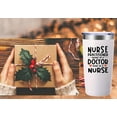thumbnail image 5 of Nurse Practitioner Brains Of A Doctor Heart Of A Nurse Mug.Nurses Week,Nursing School Graduation Gifts.Thank You,Appreciation Gifts for Nurses Practitioner Tumbler(20oz White), 5 of 6