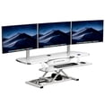 thumbnail image 4 of VersaDesk PowerPro Elite 48" Electric Standing Desk Converter w/ Programmable Switch, USB Port & Mobile APP, Maple, 4 of 8