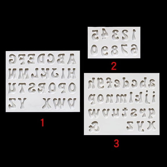 Racing Butterfly Numbers Molds Letters Silicone Mold 3D Fondant Mold Cakes Decorating Tools