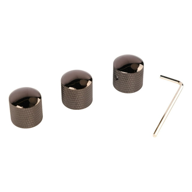 Oubit Electric Guitar Knobs,3PCS Guitar Dual Stacked Guitar Control Knobs Guitar Knob Replacement Luxury Finish