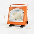 thumbnail image 2 of Four à Gaz Multifonctionnel Portable 1700W Réglable pour Camping en Plein Air Tente Pique-Nique orange, 2 of 6