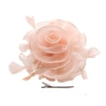 thumbnail image 3 of Clearance Heardband Hat for Women Wedding Flower Cocktail Mesh Feathers Hair Clip Tea Party Headband, 3 of 4