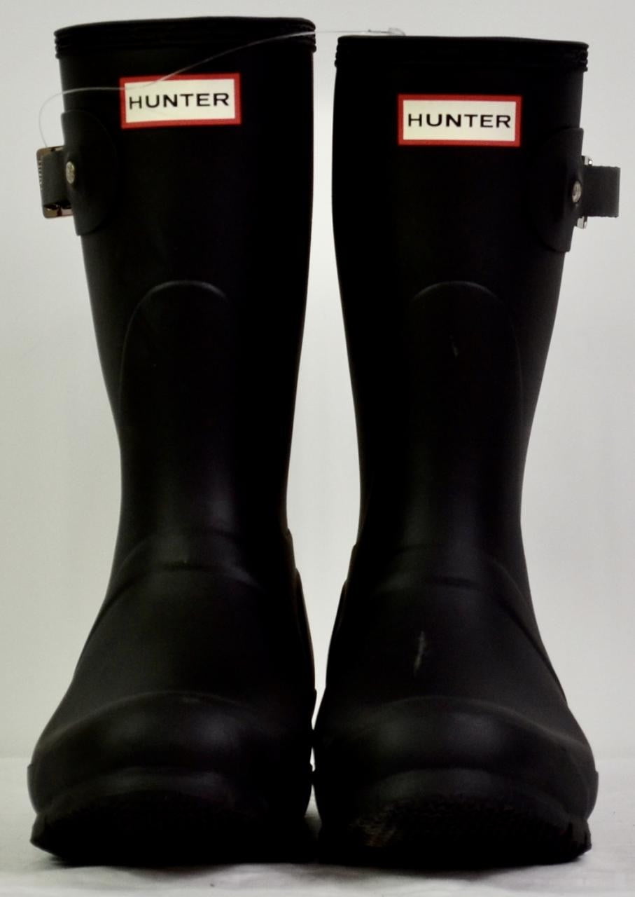 short black womens rain boots
