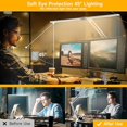 thumbnail image 3 of LED Desk Lamp, Dual Head and Remote Controlled, Timer Setting & Memory, Easy to Install - For Office, [Energy Class D], 3 of 5