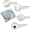 thumbnail image 6 of nygtbtfer Throw Pillow Set of 2Ocean Themed Pillows Case Soft Velvet Cushion Covers for Outdoor Sofa Home Decor White, 6 of 7