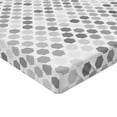 thumbnail image 2 of Ambesonne Geometric Fitted Sheet, Zig Zag Hexagon, Twin XL Size, White, 2 of 3
