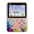 thumbnail image 1 of Pink consolesJuego De Consola De 500 Juegos Con Batería Recargable esquí esquí Gafas de esquí, 1 of 5