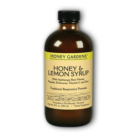 Syrup--Honey Lemon Honey Gardens 8 oz Jar