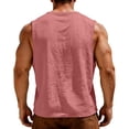 thumbnail image 4 of Sleeveless Shirts for Men Casual Tank Tops Muscle Shirt Summer T Shirts Beach Loose Fit Tee, 2XL, 4 of 4