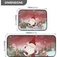 thumbnail image 3 of SKYSONIC Santa Claus 2 Pieces Kitchen Rug Cushioned Anti-Fatigue Kitchen Rugs Set for Home Office Laundry,19.7" x 27.6"+19.7" x 47.2", 3 of 7