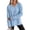 40# Blue, variant on Scalloped Sweatshirt Womens Oversized V-neck Sweatshirts Pullover Fall Tops Loose Fit Soft Comfort Lightweight Long Sleeve Athletic Daily Trendy Beige M