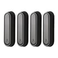thumbnail image 1 of 4 piezas de metal plegable plegable ganchos de montaje de montaje entradas de gancho con tornillos resistentes ensamblaje sencillo multifuncional 90  degree Gris, 1 of 8