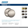 thumbnail image 2 of Schlage F51A AND 716 ADD Andover Knob Keyed Entry X Addison Rose - Aged Bronze, 2 of 5