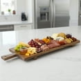 thumbnail image 3 of Woodard & Charles Acacia Wood 29" Extra Large Platformed Serving Paddle Board Tray, 3 of 8