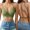 A1-Green, variant on Low Back Bras for Women No Show Backless Bra Backless Bra Criss Cross Back Bra Deep Plunge Bra Low Back Halter Bra Invisible Bra Low Cut Bra Seamless Backless Bra Wireless Backless Bra Green