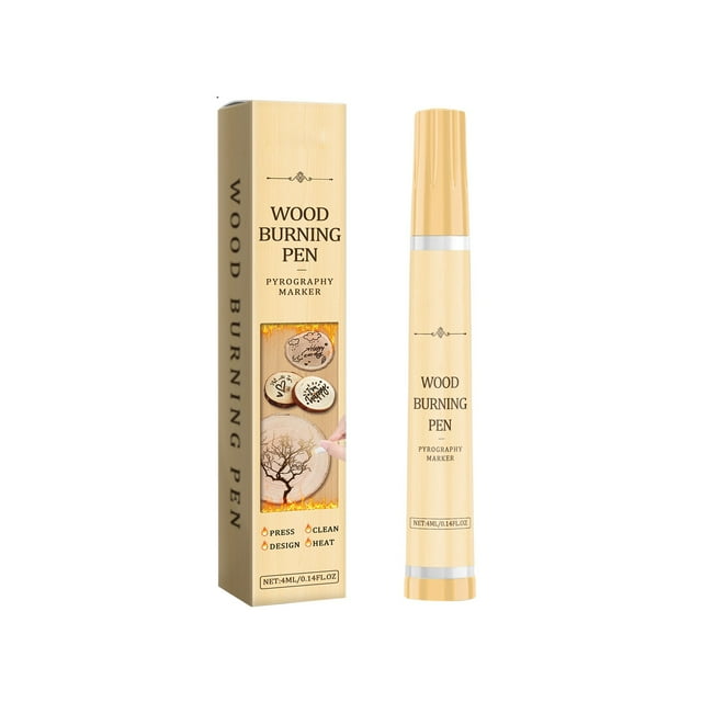 TIELUTT Purpose Wood Pyrography Marker Pen Precisely Tracing and Infusing Unique Into Wood Cool for Kids Multiple Color Pens Ballpoint Pens Fine Point Metal Ink Pens Refillable Disposable Pens Bulk