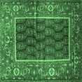 thumbnail image 1 of Ahgly Company Indoor Square Persian Emerald Green Traditional Area Rugs, 5' Square, 1 of 4
