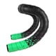 thumbnail image 2 of Sweat-Absorbent Comfortable  Bent Bar Tape, 2 Roll Handlebar Tape, For Road Bike ANGGREK negro y verde, 2 of 8