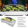 thumbnail image 4 of Kdxio Fresh Avocado Print Front Windshield Sun Shade,Folding Auto Sunshade for Car Truck SUV-Small, 4 of 7