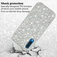 thumbnail image 4 of Compatible with Samsung Galaxy A50 Case, Glitter Sparkly Samsung Galaxy A50 Phone Case with Slim Silicone Shockproof Protective Bumper Cover for Cute Girls Women (Silver), 4 of 14