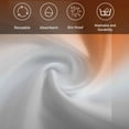 thumbnail image 5 of Burnt Orange Gray Ombre Cloth Napkins, Modern Gradient Abstract Art Washable and Reusable Dinner Napkins Set of 4, Table Napkin for Kitchen Party Birthday Wedding Hotel Housewarming 20"x20", 5 of 8