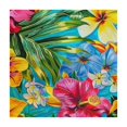thumbnail image 4 of Acheng Flowers Leaves Claire Hummel Square Fitted Tablecloth 100% Polyester Fiber 46*46, 4 of 8