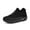 Black, variant on Women Shoes Walking Lightweight Air Cushion Fly Woven Sock Shoes Athletic Women Sneakers