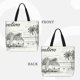 thumbnail image 2 of Fotbe Summer Vacation Scene With Camping Van Bolsa Tote con Estampado para Mujer, Bolsos con Cremallera, Bolsa de Hombro Casual de Gran Capacidad con Bolsillos Internos, 2 of 7