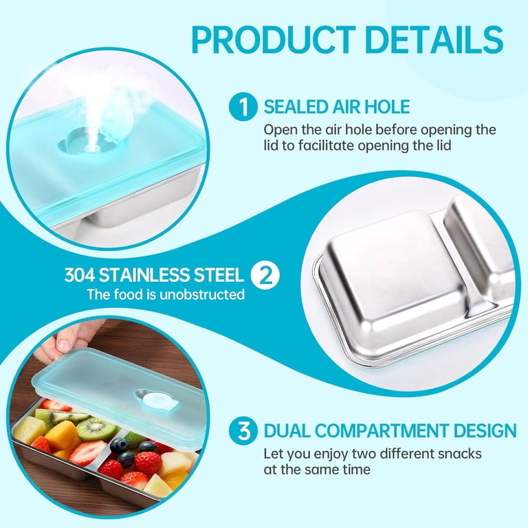 TAIMASI Stainless Steel Lunch Container Set, 9 Pieces photo 4