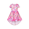 thumbnail image 1 of Robe Fille Ourlet Fée Style Teinture sur Nœuds Manches Courtes 7 Ans, 1 of 1