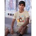 thumbnail image 2 of Party Animals Collection C T-Shirt Men -June Erica Vess Designs, Male 4X-Large, 2 of 4