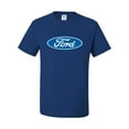 thumbnail image 2 of Wild Bobby, Ford Motors Blue Logo, Cars and Trucks, Men Graphic Tee, Royal, Small, 2 of 4