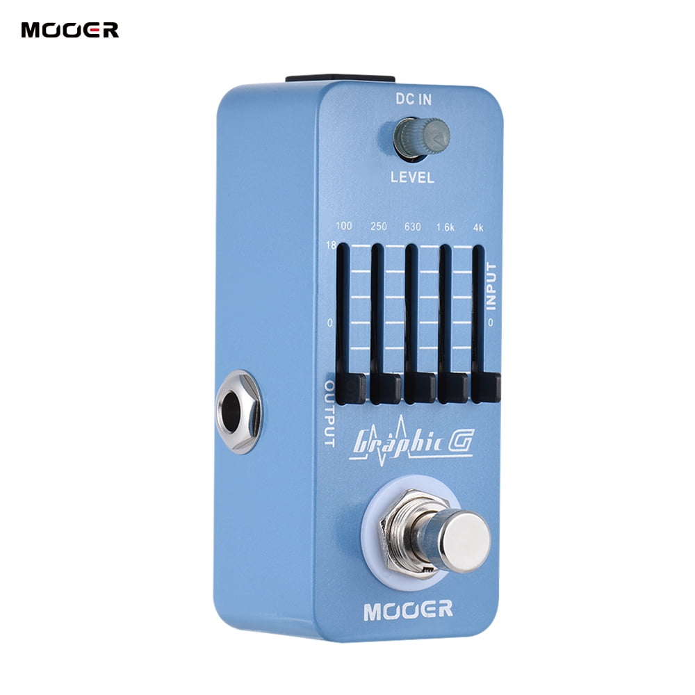Mooer Graphic G Mini Guitar Equalizer Effect Pedal 5 Band Eq True Bypass Full Metal Shell Walmart Canada