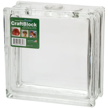 Glass Block W Cord Opening 8 X8