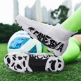 thumbnail image 2 of Zapatos de fútbol de alta calidad para hombre, botas de pie ultraligeras, cómodas, tacos deportivos de entrenamiento, césped, tacos largos, 2 of 5