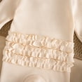 thumbnail image 3 of mgoYE My First Halloween Baby Girl Outfit Pumpkin Long Sleeve Romper Jumpsuit Newborn Girl Outfits Clothes(White,3-6 Months), 3 of 3