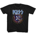 thumbnail image 1 of T-Shirt Noir pour Tout-Petit Kiss Skull Circle, 1 of 2