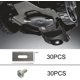 thumbnail image 1 of Paquete de 30 hojas de césped para Husqvarna con doble hoja de acero inoxidable afilada Starlight Banban, 1 of 2