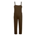 thumbnail image 4 of HBFAGFB Combinaison Femme Mode Décontractée Salopette Ample Gris Taille P, 4 of 4