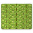 thumbnail image 1 of Leaves Mouse Pad, Cartoon Style Drawing of Orange Trees Blossom and Twigs Flora Pattern, Rectangle Non-Slip Rubber Mousepad, Yellow Green Earth Yellow, by Ambesonne, 1 of 2