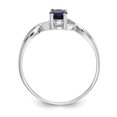 thumbnail image 2 of 14k White Gold Sapphire Birthstone Ring September, 2 of 10