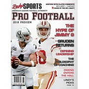 Lindy's Sports Pro Football Preview 2018 Covers Vary Single Issue Magazine