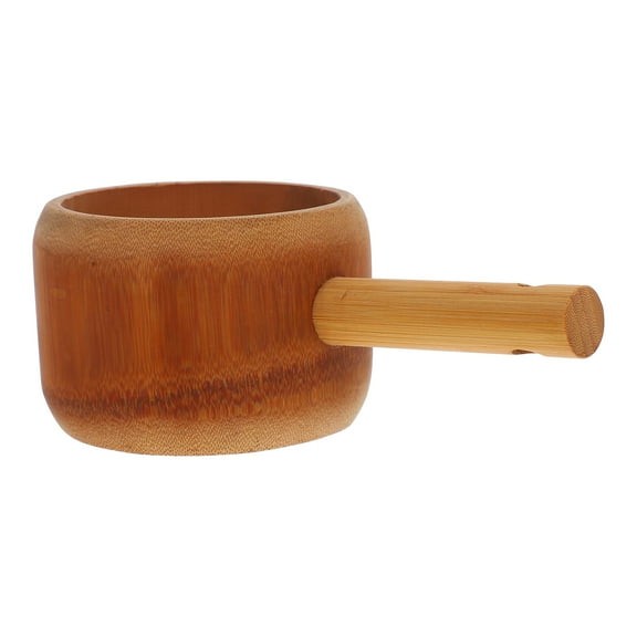 FRCOLOR Wood Water Ladle Water Ladle Scoops Water Bath Ladle Dipper Watering Ladle Spoon Kitchen Japanese Water Ladle Water Spoon Scoop