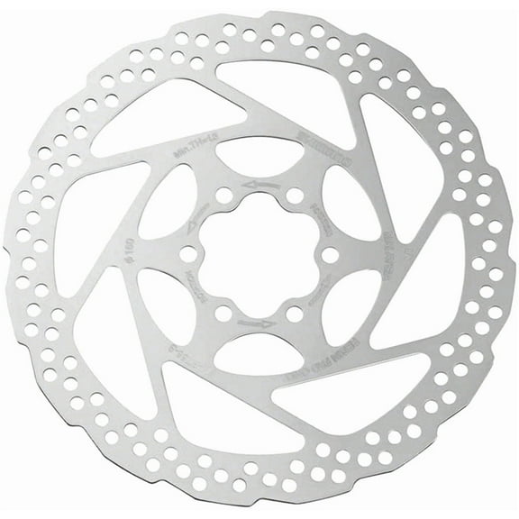 SHIMANO Deore SM-RT56-SP Disc Brake Rotor - 160mm, 6-Bolt, for Resin Pads Only, Silver