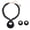 black, variant on Multi Strand Statement Colorful Beaded Necklace with Big Circle Shell Pendant for Women(N0055_Orange)